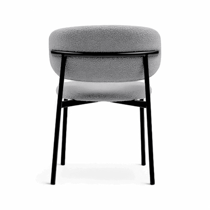 Chaise de salle à manger Zoya Gris Boucle