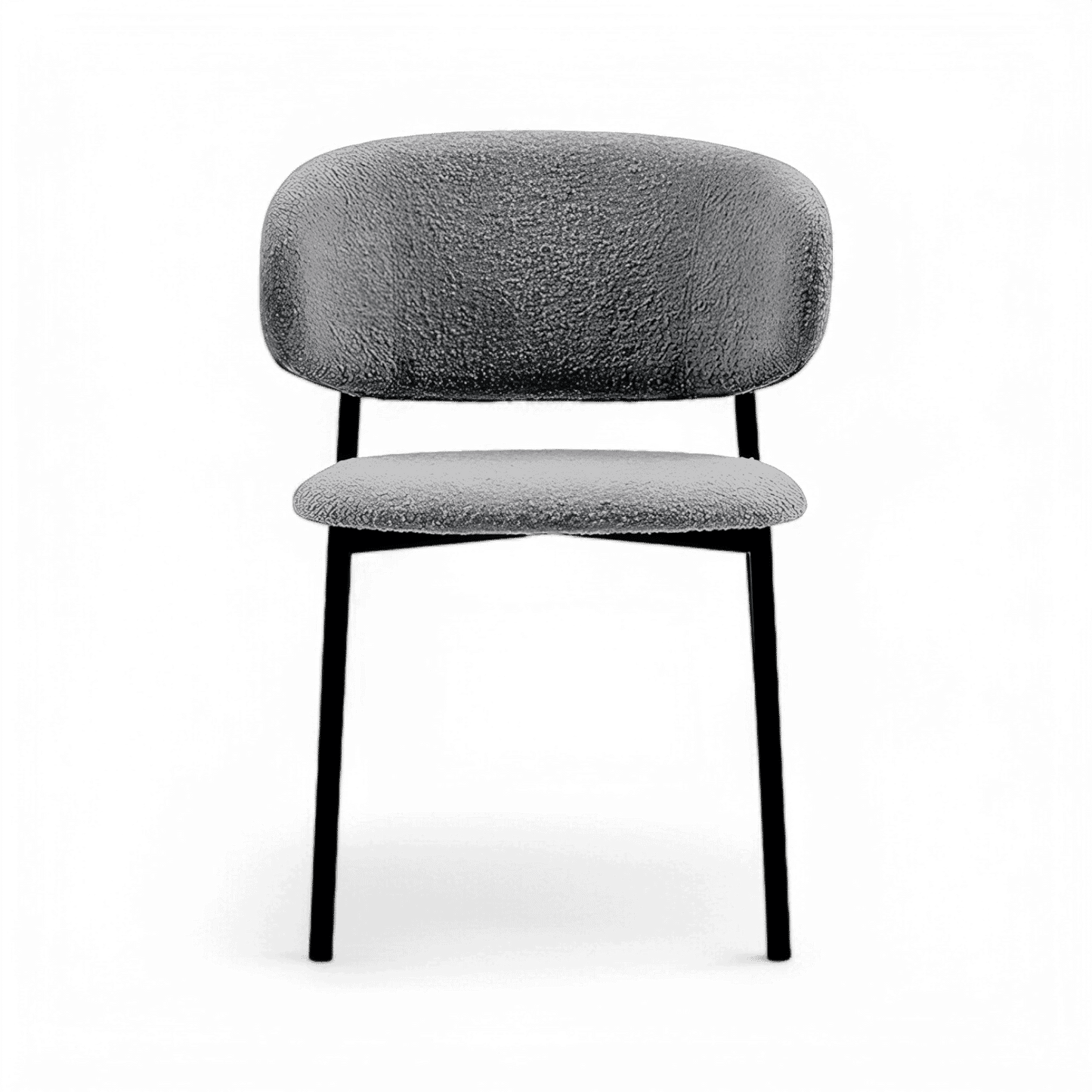 Chaise de salle à manger Zoya Gris Boucle