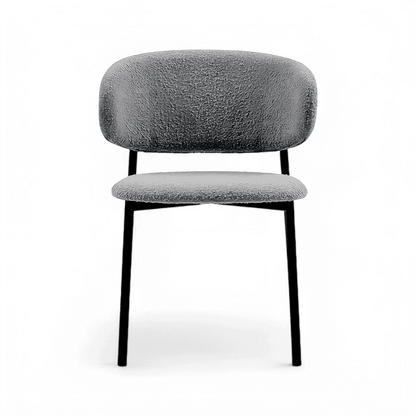 Chaise de salle à manger Zoya Gris Boucle