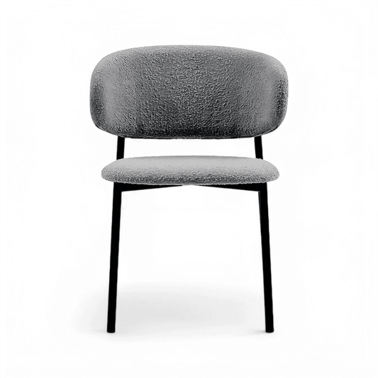 Chaise de salle à manger Zoya Gris Boucle