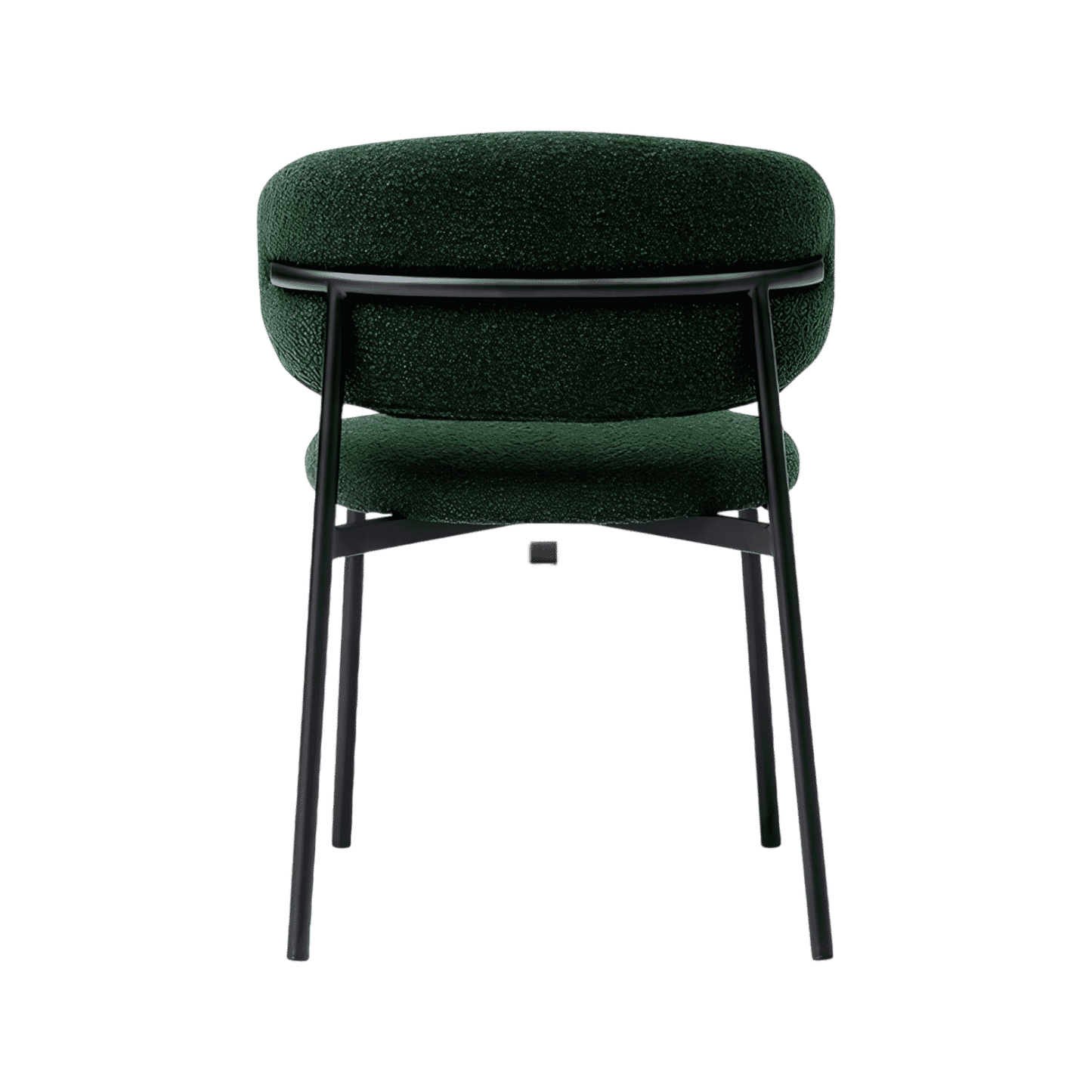 Chaise de salle à manger Zoya Boucle verte
